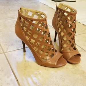 Michael Kors Cutout High Heel Bootie Sandal